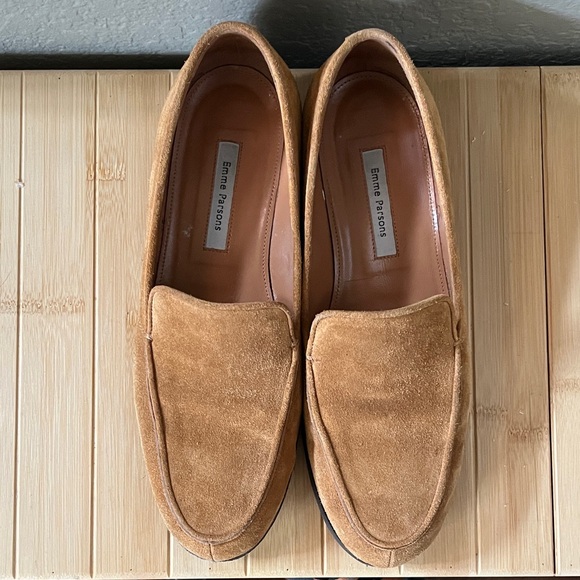 Emme Parsons Danielle Loafers - Fawn Suede (Caramel suede) 37.5 (7.5 US) - Picture 2 of 16